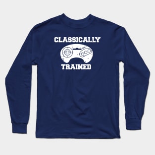 Retro Gamer - Classically Trained Long Sleeve T-Shirt